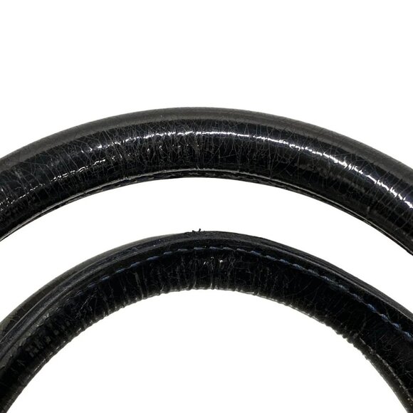 Auth DIOR/ChristianDior Double Saddle Bag Blue Dark Navy Multi Canvas Handbag - Picture 8 of 16